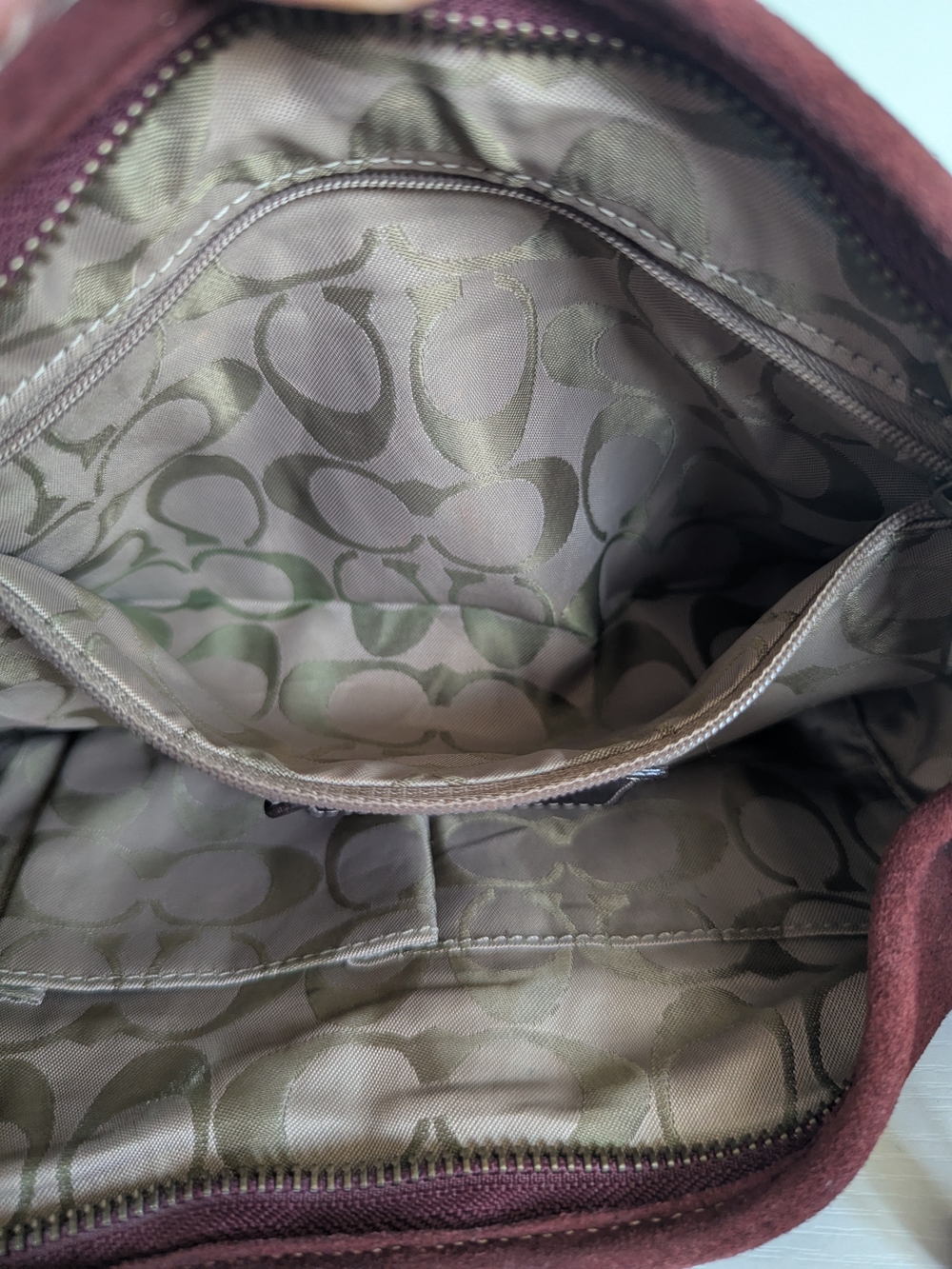 vintage Coach Soho Suede Crescent Hobo Bag - Picture 15 of 15